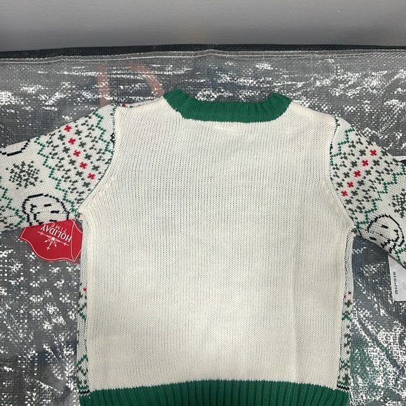 Holiday Time Smiley Face Merry Christmas Sweater 2T - Picture 3 of 4